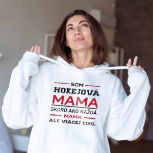 Mikina som hokejová mama