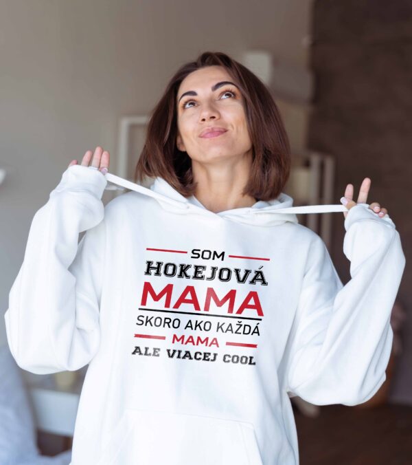 Mikina som hokejová mama